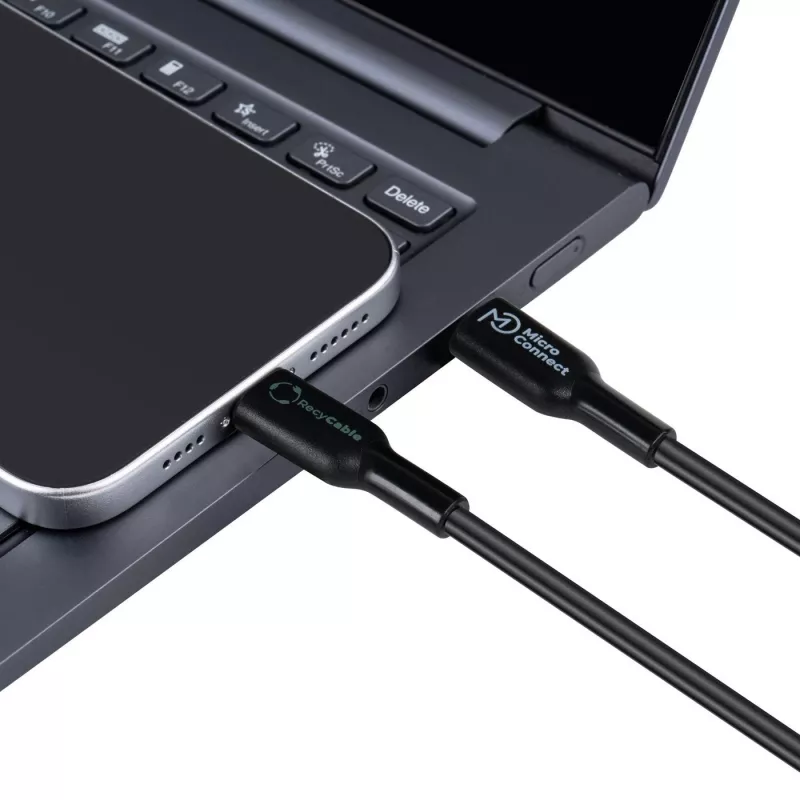 Microconnect ECO-USB3.1CL2 Καλώδιο Lightning 2 m μαύρο USB C