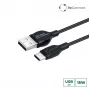 Microconnect ECO-USB3.1CCHAR1B Καλώδιο USB USB 2.0 1 m USB A USB C μαύρο