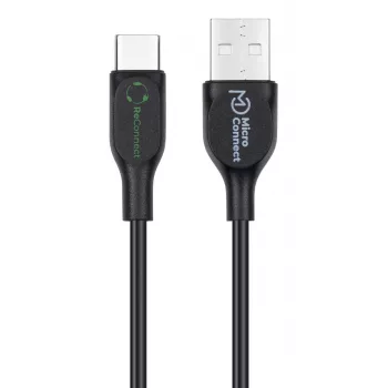 Microconnect ECO-USB3.1CCHAR1B Καλώδιο USB USB 2.0 1 m USB A USB C μαύρο