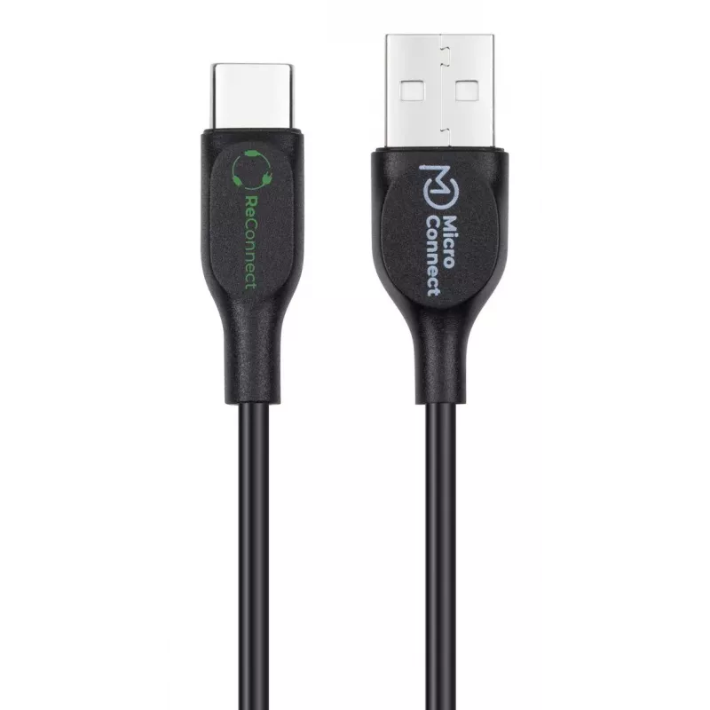Microconnect ECO-USB3.1CCHAR3B Καλώδιο USB USB 2.0 3 m USB A USB C μαύρο