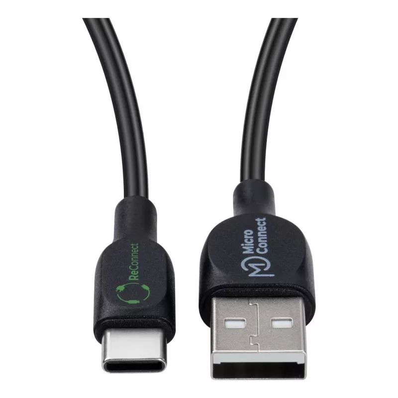 Microconnect ECO-USB3.1CCHAR3B Καλώδιο USB USB 2.0 3 m USB A USB C μαύρο