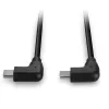 Lindy 1m Καλώδιο USB 2.0 ορθογώνιο USB-C σε ορθογώνιο USB-C
