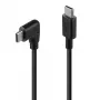 Lindy 1m Καλώδιο USB 2.0 ευθύ USB-C σε γωνιακό USB-C