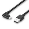 Lindy 1m Καλώδιο USB 2.0 Type-A σε γωνιακό USB-C