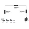 Lindy 43405 ενεργό καλώδιο προέκτασης USB 3.2 Gen 2 Pro, USB-C σε USB-C, 5 m, 10 Gbps, μαύρο