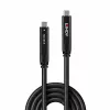 Lindy 10m Καλώδιο υβριδικό USB 3.2 Gen 2 & DP 1.4 Type C