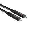 Lindy 10m Καλώδιο υβριδικό USB 3.2 Gen 2 & DP 1.4 Type C