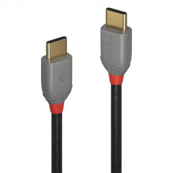 Καλώδιο USB 2.0 Type-C σε Type-C Lindy 36870 0,5m Anthra Line