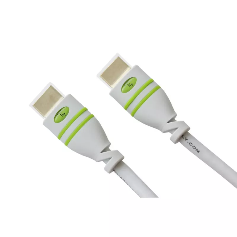 Καλώδιο Techly 3m High-Speed-HDMI με Ethernet A/A M/M λευκό ICOC HDMI-4-030WH