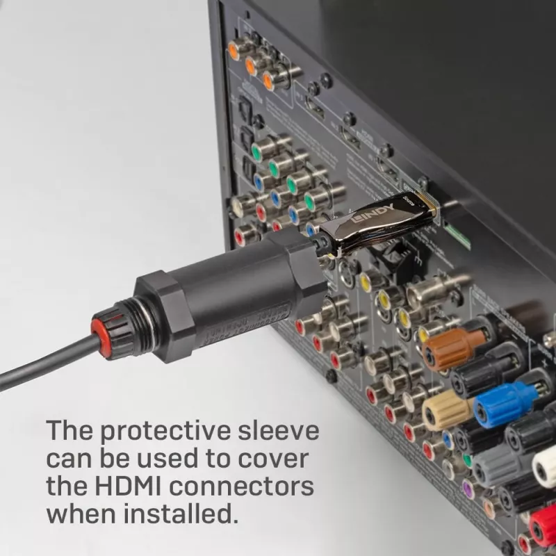 Καλώδιο HDMI Lindy 38529 20 m HDMI Type-A αρσενικό 2.1 48 Gbit/s μαύρο