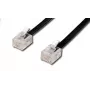 Microconnect 93068 τηλεφωνικό καλώδιο 3 m μαύρο