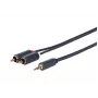 Vivolink PROMJRCA7 καλώδιο ήχου 7 m 3,5 mm 2 x RCA μαύρο