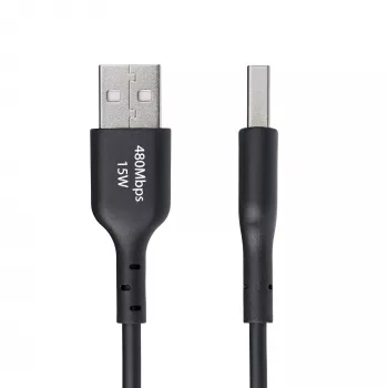 StarTech.com 3ft (1m) καλώδιο φόρτισης USB-A σε USB-C, φόρτιση & συγχρονισμός, 3A, USB 2.0, περίβλημα TPE – μαύρο καλώδιο φόρτισης USB