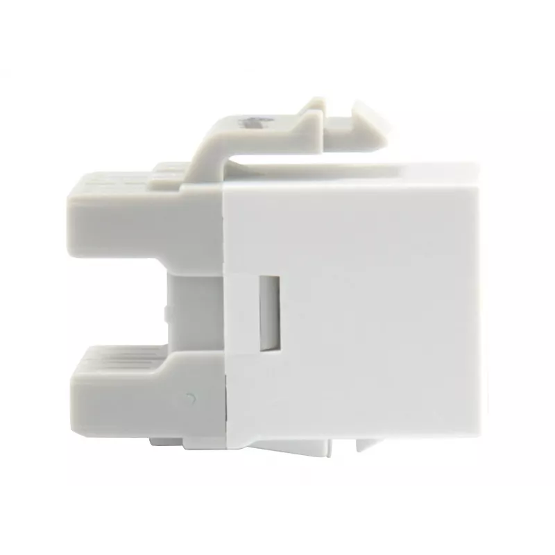 Equip Cat.6 θύρα Keystone χωρίς θωράκιση LSA, λεπτού τύπου, λευκό
