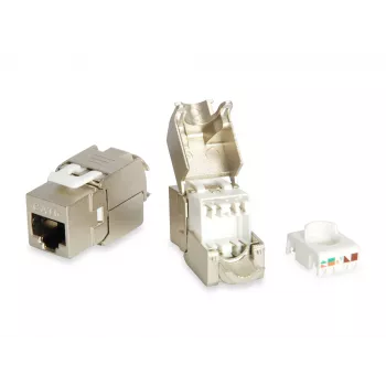 Θύρα Keystone Cat.6 θωρακισμένη χωρίς εργαλεία Equip 767213