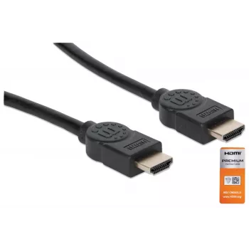 Καλώδιο HDMI αρσενικό σε αρσενικό Manhattan HDMM2MP 1,8 m μαύρο