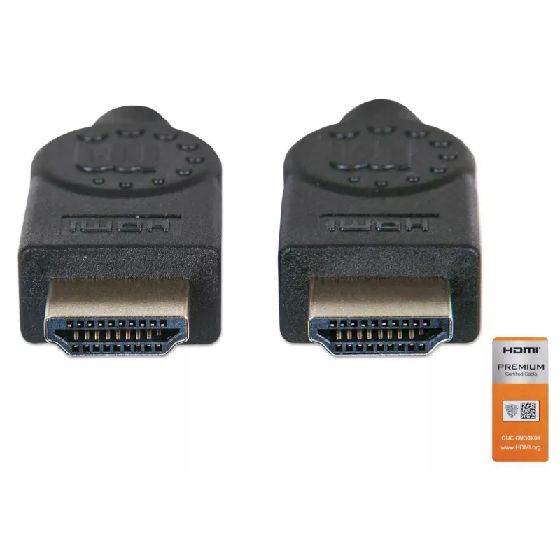 Καλώδιο HDMI αρσενικό σε αρσενικό Manhattan HDMM2MP 1,8 m μαύρο