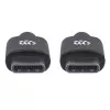 Καλώδιο USB-C Manhattan USB2CC1M 1m αρσενικό σε αρσενικό