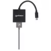 Manhattan 152570 ενεργός προσαρμογέας Mini DisplayPort σε HDMI, αρσενικό–θηλυκό, 4K, θωρακισμένος, μαύρος
