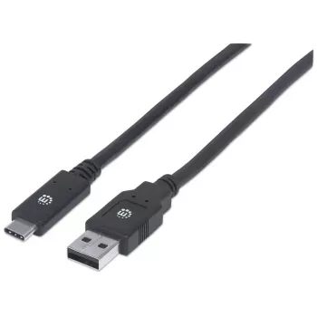 Καλώδιο USB-C σε USB-A Manhattan 354974 2m αρσενικό σε αρσενικό