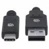 Καλώδιο USB-C σε USB-A Manhattan 354974 2m αρσενικό σε αρσενικό