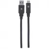 Καλώδιο USB-C σε USB-A Manhattan 354974 2m αρσενικό σε αρσενικό