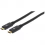 Καλώδιο USB-C Manhattan USB315CC2M 2 m αρσενικό σε αρσενικό μαύρο