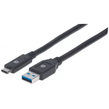 Καλώδιο USB-C σε USB-A Manhattan 354981 3 m αρσενικό σε αρσενικό