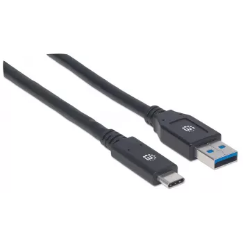 Καλώδιο USB-C σε USB-A Manhattan 354981 3 m αρσενικό σε αρσενικό