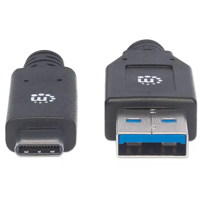 Καλώδιο USB-C σε USB-A Manhattan 354981 3 m αρσενικό σε αρσενικό