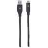 Καλώδιο USB-C σε USB-A Manhattan 354981 3 m αρσενικό σε αρσενικό