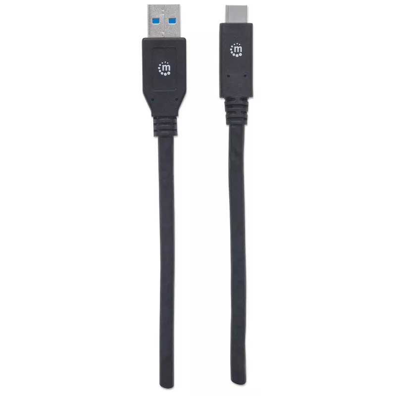 Καλώδιο USB-C σε USB-A Manhattan 354981 3 m αρσενικό σε αρσενικό