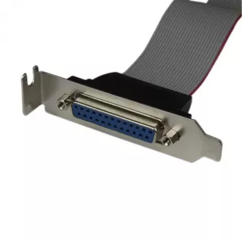 Προσαρμογέας καλωδίου StarTech.com Low-Profile 16 ιντσών Parallel Port Header με βραχίονα υποδοχής – DB25 (F) σε IDC26
