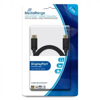 Καλώδιο DisplayPort MediaRange MRCS159 2 m μαύρο