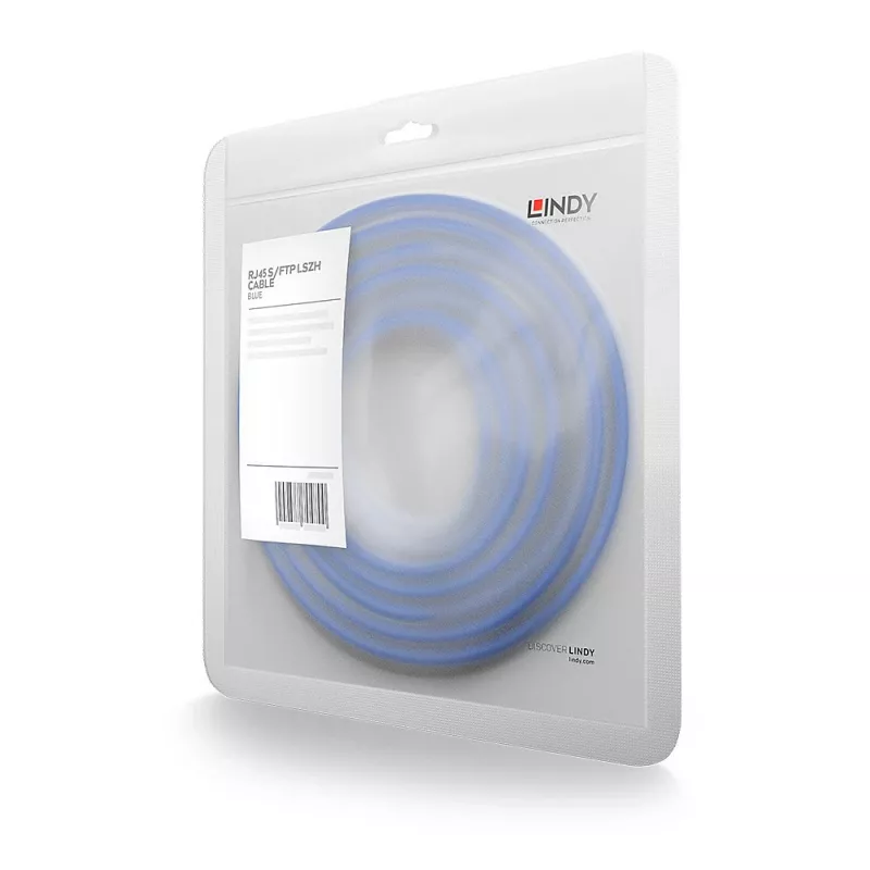 Καλώδιο δικτύου Lindy 15m RJ45 Cat7 μπλε
