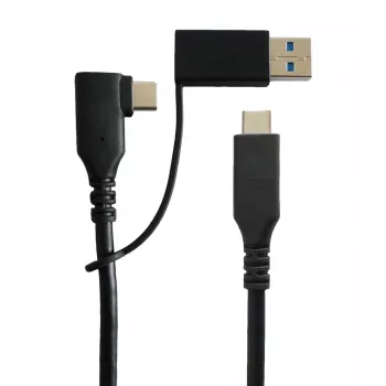 Microconnect USB3.1CC1MDE Καλώδιο USB USB 3.2 Gen 1 (3.1 Gen 1) 1 m USB C μαύρο