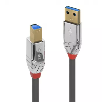 Lindy 1m καλώδιο USB 3.2 Type-A σε B, 5 Gbit/s, Cromo Line