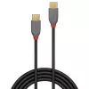 Lindy 3m καλώδιο USB 2.0 Type-C σε C, Anthra Line