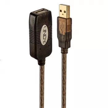 Lindy 20m ενεργή επέκταση USB 2.0, 20m, 0,48 Gbit/s