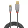 Lindy 2m καλώδιο USB 2.0 Type-A σε Micro-B, Cromo Line