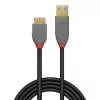 Lindy 2m καλώδιο USB 3.2 Type-A σε Micro-B, 5 Gbit/s, Anthra Line