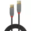 Lindy 0,5m καλώδιο επέκτασης USB 3.2 Type-A, 5 Gbit/s, Anthra Line