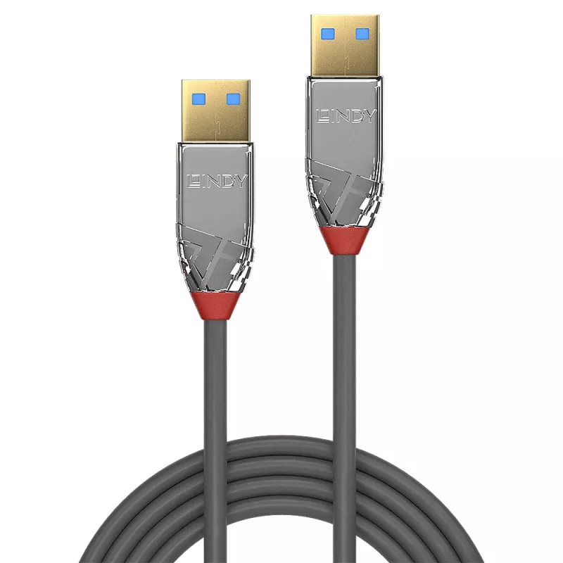 Lindy 36626 καλώδιο USB USB 3.2 Gen 1 (3.1 Gen 1) 1m USB A γκρι