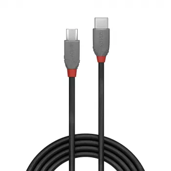 Lindy 1m καλώδιο USB 2.0 Type-C σε Micro-B, Anthra Line
