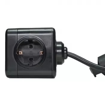 Microconnect GRUCUBE2USB-B3 προέκταση ρεύματος 3m 3 υποδοχές AC εσωτερικού χώρου μαύρο