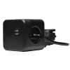 Microconnect GRUCUBE2USB-B3 προέκταση ρεύματος 3m 3 υποδοχές AC εσωτερικού χώρου μαύρο