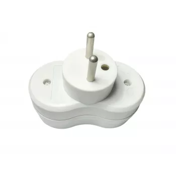 Διακόπτης πρίζας MicroConnect MC-PLUGOOEU1+2FRW τύπου EU