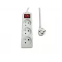Πολύπριζο MicroConnect MC-PSOO030150FRW 3 θέσεων με μεμονωμένους διακόπτες on/off