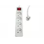 Πολύπριζο MicroConnect MC-PSOO040500FRW — 4 θέσεων με μεμονωμένους διακόπτες on/off