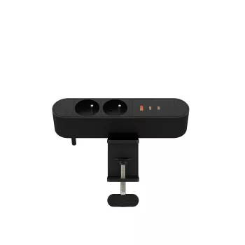 Πολύπριζο γραφείου MicroConnect MC-MDPS-FR2-67W — 2 πρίζες, 67W συνολική ισχύς